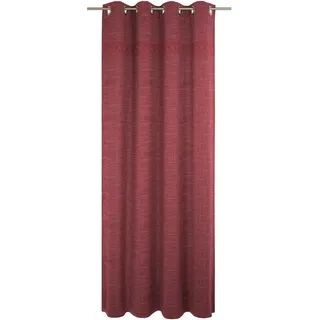Vorhang WIRTH "Wiessee" Gr. 4, rosa, B:150cm H:245cm, Jacquard, Baumwolle, Leinen, Modal, Gardinen, Vorhang