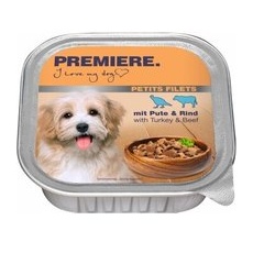 PREMIERE Petits Filets Pute & Rind 44x150 g