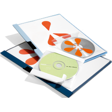 Bild von CD/DVD FIX Selbstklebetaschen PP transparent (10er-Pack)