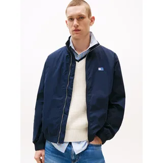 Tommy Jeans Collegejacke »TJM ESSENTIAL JACKET EXT« Freizeitjacke, Übergangsjacke, Baumwoll Twilljacke, blau
