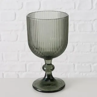 Boltze Weinglas grau 1 Stück