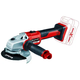 Einhell AXXIO 18/125 ohne Akku + Seitengriff, Schutzhaube