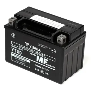 YUASA YTX9-BS 12V/8,4Ah A135 CCA Motorradbatterie AGM SOFORT einsatzbereit