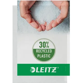 Leitz Standard Sichthüllen-Set, 10 Stück, A4 Format, Farblos mit matter Oberfläche, 0,13 mm PP-Folie, 40006003