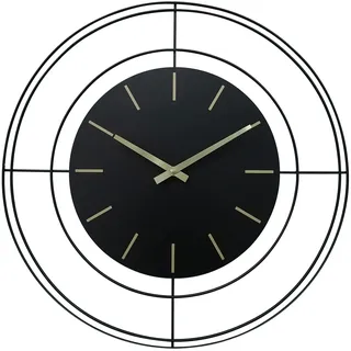 Mobili Rebecca Rebecca Mobili Wanduhr 50 cm 5/50/50 schwarz/gold