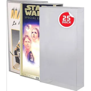 PET Gehäuse 25er-Pack für VHS Kassetten