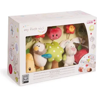 NICI Musikalisches Tier-Mobile fürs Babybett mit abnehmbaren Figuren
