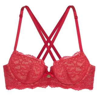 JETTE Push-up-BH Damen rot Gr.75B