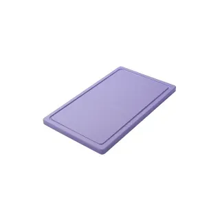 Haug Schneidebrett klein, 50 x 30 cm , Polyethylen, antibakteriell, Farbe: lila