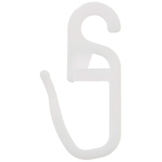 Bild Faltenlegehaken POM-Qualität roh-weiß, 10er Pack, für Ø 16 mm, 10