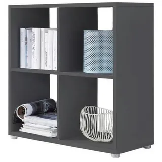 Mid.you Aktenregal , Anthrazit , Holzwerkstoff , 2 Fächer , 72x74x33 cm , Made in Germany , erweiterbar, stehend, in verschiedenen Größen erhältlich , Büromöbel, Büroregale, Aktenregale