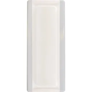 Echtglasprofil Weiß 19 cm x 8 cm x 1 cm