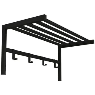 [en.casa] Wandgarderobe Tolga Schwarz