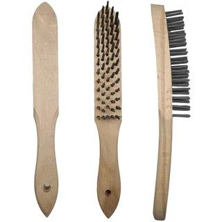 Lessmann Handbürste 5 Reihen STA glatt ca. 0,35 mm (100051EZ)