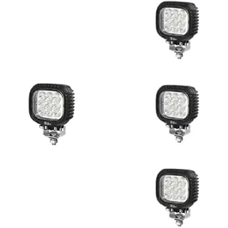 Hella 1GA 357 109-012 LED-Arbeitsscheinwerfer Valuefit S3000, 12/24/48V 3400lm geschraubt -hängend/stehend - weitreichende Ausleuchtung - Kabel: 800mm, Stecker: DEUTSCH Stecker- Menge: 1, 4er Packung