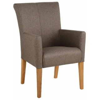 Home Affaire Armlehnstuhl Polyester braun