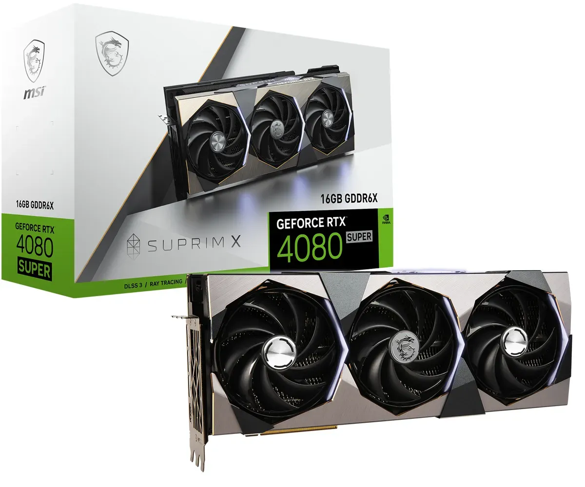 Bild von GeForce RTX 4080 SUPER 16G Suprim X 16GB GDDR6X, HDMI, 3x DP (V511-248R)