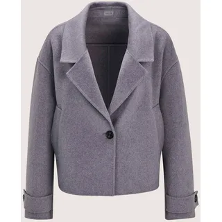 MADELEINE Kurzjacke "Jacke Luxuriöse Jacke mit Wollmischung und Kaschmir" Hochwertige Doubleface-Verarbeitung, hellamethyst, melange