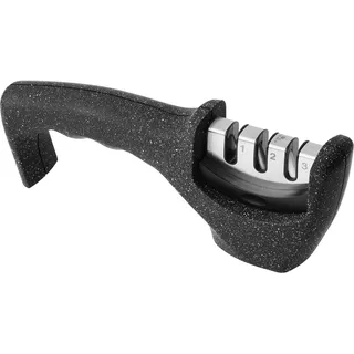 Gerlach Granitex Messerschärfer Profi Messerschleifer Messer Schärfen, Schwarz,weiß