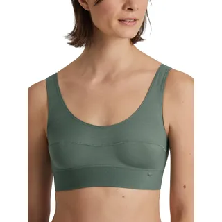 CALIDA Elastic Bustier Damen, mit breitem Softbund, natürlich atmungsaktive und weiche Single Jersey-Qualität