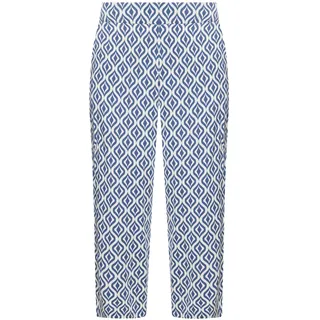 Betty Barclay Marlene-Hose "Marlene-Hose mit elastischem Bund", blau, weiß