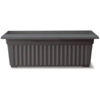 Stewart Blumenkasten korinthisches Design 70 cm schwarz