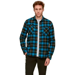 Mammut Alvra Flanellhemd Black / Glacier Blue M
