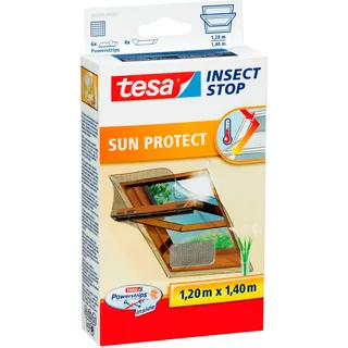 Tesa Fliegengitter Dachfenster mit Sonnenschutz 140 cm x 120 cm