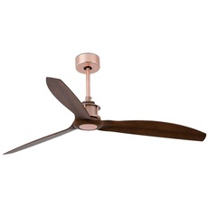 Bild Just Fan 128 cm Deckenventilator kupfer/walnuss inkl. Fernbedienung