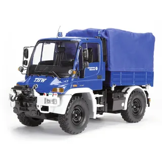 CARSON RC-Auto Unimog U300 THW 2,4GHz 100% RTR blau (500907722)