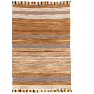 Pergamon Kelim Kalleen Wollteppich 170 x 240 cm Beige