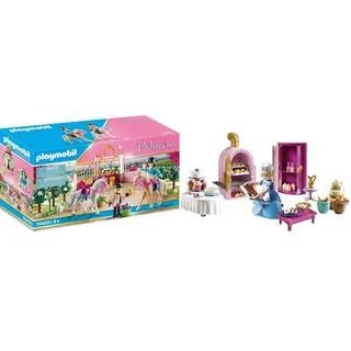 PLAYMOBIL Princess 70450 Reitunterricht im Pferdestall, Ab 4 Jahren & Princess 70451 Schlosskonditorei, Ab 4 Jahren