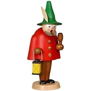 Räuchermann Wichtel rot groß HxBxT 31x13x13cm NEU Rauchen Rauchfigur Rauchmann