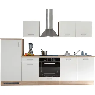 BASIC by Balculina Küchenzeile Andy 270 cm weiß