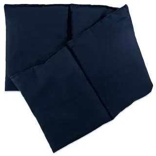 4-Kammer Rapssamenkissen 20x60cm groß - dunkelblau - Wärmekissen & Kältekissen - Körnerkissen