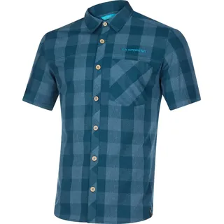 La Sportiva Nomad SS Shirt Men storm blue/maui (639637) S