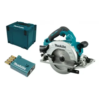 Makita DHS783ZJU Akku-Handkreissäge 2x18 V mit Bluetooth ohne Akku + MAKPAC