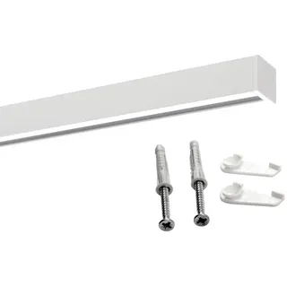 deco-raum Gardinenschiene 1-läufig Ø 0 mm 350 cm Weiß