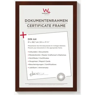 walther design Walther BP130N Peppers Holzrahmen nußbaum 21x29,7 cm 2er Set