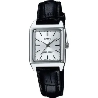 Damen Uhr Casio LTP-V007L-7E1 - Schwarz, Silber