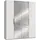 Drehtürenschrank Level by fresh to go 200 x 236 x 58 cm Weiß