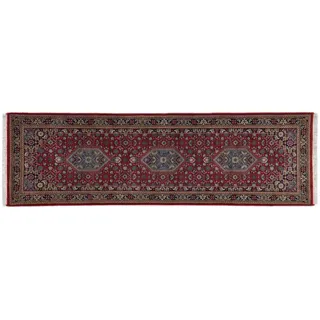 THEKO Benares Bidjar Orientteppich 80 x 400 cm Rot