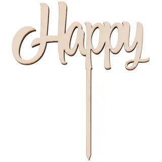 Sallys Cake Topper Sprüche - aus echtem Holz