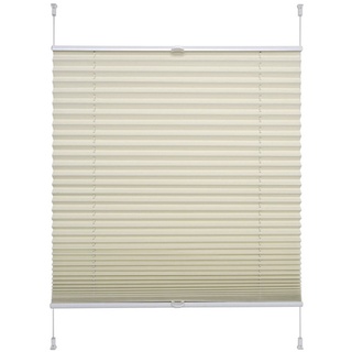 Klemmfix Thermo Plissee 40x130 cm beige