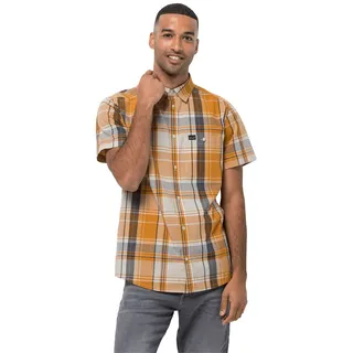 Jack Wolfskin Freizeit- und Reisehemd kurzarm Little Lake orange Herren