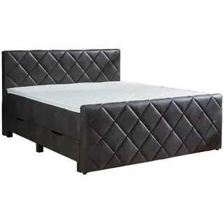 Z2 Boxspringbett - grau