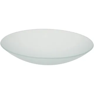 Westinghouse Lighting Lampenschirm aus gefrostetem Pilz, 21,7 cm, Weiß, 21.7 x 21.7 x 4.7 cm