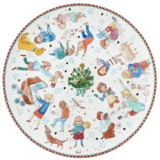 Hutschenreuther Weihnachten Sammelkollektion 2025 "Weihnachtsspiele" Plätzchenteller 28 cm