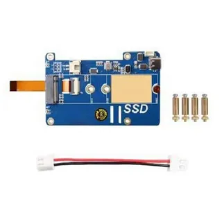 MPS2280P Pcie M2 Nvme SSD Expansion Brett für 5 Unterstützung 22802242