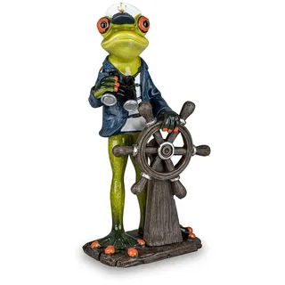 formano wunderschöne Figur Frosch als Seefahrer,Seemann ca. 19 cm groß,Froschhausen